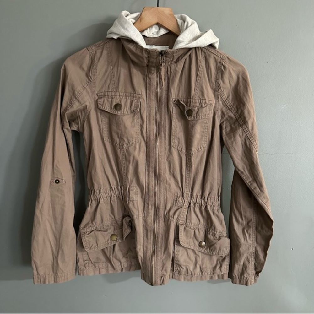 Daytrip Utility Jacket with Removable Hood | Brown